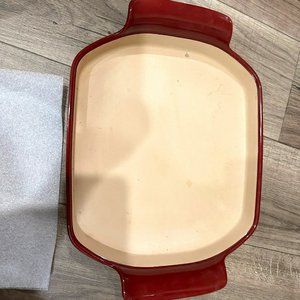Pampered Chef Square Baker - Stoneware - Used